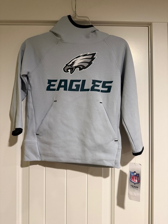 NFL Other - NFL Eagles Light Gray Crewneck Sweatshirt with Teal Logo